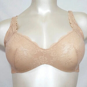 Le Mystere 765 Emma Lace Underwire‎ Bra 38F Beige